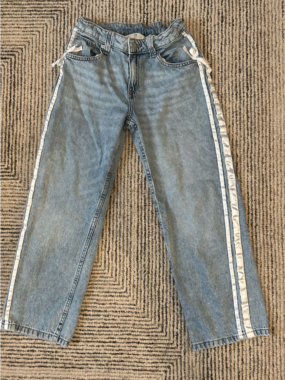 Girls Clothing Lot Size 10 bottoms Skirts, Jeans baggy wide leg Old Navy H&M Bow - Picture 6 of 11